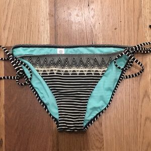 Swim bikini side tie bottoms Athleta Size M